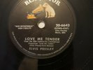 Elvis Presley - Love Me Tender - VG+ 1956 Rock & Roll RCA 78 RPM 10'