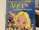RARE Walt Disney's Alice In Wonderland Little Nipper Giant Storybook Vintage