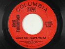 Crossover/Sweet Soul 45 - Rick Thompson - What Do I Have To Do - Columbia - mp3