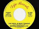 Funk Boogie/Modern Soul 45 - Morris Edwards - The Devil Is Busy - Dija - VG+ mp3