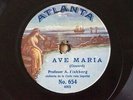 Fishberg Violin Gounod Ave Maria 78RPM Atlanta 654/4064