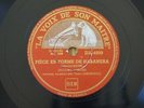 Jacques Thibaud Violin Ravel Pièce en Forme de Habanera 78RPM HMV DA 4999
