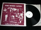 The Who - Live    Collector's Item   Vinyl LP Record