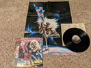 IRON MAIDEN NUMBER OF THE BEAST  OBI POSTER VINYL  RECORD