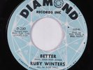 Northern Soul 45 RUBY WINTERS Better DIAMOND HEAR