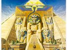 IRON MAIDEN • Powerslave • 1984 Original US STERLING Textured vinyl record LP EX