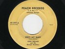 STARDAY Custom GA. Rockabilly LEON HOLMES She's My Baby PEACH 597 VG- HEAR NOW