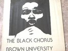 The Black Chorus Of Brown University 1973 RARE LP Vinyl EX Original In Shrink