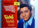 ELVIS PRESLEY GIRLS  GIRLS  GIRLS  RARE SEALED ORIG (?) '63 RCA LIVING STEREO LP