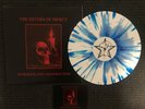 SISTERS OF MERCY Rare Numbered White & Blue Splattered Vinyl MISPRINT + Postcard