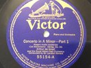 Arthur de Greef, Landon Ronald – 78 rpm Victor 55154/55: GRIEG Concerto in A min