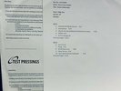 Gene Loves Jezebel TEST PRESSING (1 of 5 ) Vinyl LP 'Dance Underwater' RARE