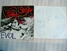 B7-SONIC YOUTH-EVOL-UK LP-1986-EX-SILVER INNER SLEEVE-1st PRESS SLEEVE DAMAGE