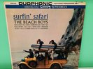 THE BEACH BOYS SURFIN SAFARI 1962 LP DT-1808 RARE BLUE BAND TOP