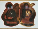 GARY MOORE & PHIL LYNOTT: Out in the fields Set of 2 Shaped Pic Disc Thin Lizzy