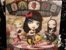 Brand New Still Sealed Very Rare Jack Off Jill Clear Hearts Grey Flowers Vinyl