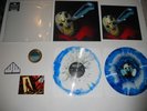 FRIDAY THE 13TH THE FINAL CHAPTER LP Patch, Stickers Blue/White Splatter Waxwork