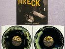 BOYS NIGHT OUT - Trainreck YELLOW & BLACK Vinyl Double LP Record 2012 Ferret  NM