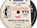 THE KINKS - TILL THE END OF THE DAY /WHEN I SEE THAT GIRL - PROMO 7