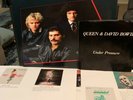 QUEEN Greatest Hits DOUBLE ALBUM w/EX VINYL -Includes BONUS UNDER PRESSURE 45
