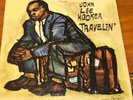 John Lee Hooker Travelin' Rare Blues Vinyl  LP Mono Vee Jay Very Strong VG+/VG+