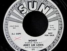 JERRY LEE LEWIS - Money / Bonnie B white label PROMO '61 Sun rock & roll Nr MINT