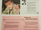 Elvis Presley TV Guide Presents Reproduction Picture Sleeve & inserts