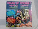 HOUSE OF TERROR   LP VINTAGE RECORD PARADE PA 103 HALLOWEEN HAUNTED NO RECORD