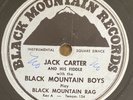 1951 RARE Bluegrass BLACK MOUNTAIN BOYS w/ JACK CARTER FIDDLE 78 rpm BMR 100