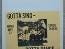 Beatles Paul McCartney & Wings LP GOTTA SING, GOTTA DANCE