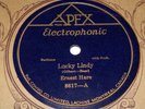 Apex 8617 Ernest Hare Lucky Lindy / Lindbergh 78 RPM E+ E+
