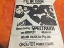 70s orginal oz classic hit spectrum ill be gone sheet music ausssie version prog