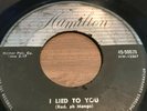 Prentis Slade 45 RARE Detroit rockabilly Scrapiron I Lied to You Hamilton 1958