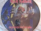 IRON MAIDEN NO PRAYER FOR THE DYING PICTURE DISC VINYL LP RECORD