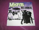 MISFITS - WALK AMONGST US - RUBYFIST US RED VINYL REISSUE SLEEVE & DISC ARE MINT