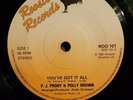 PJ Proby And Polly Brown. You've got It All. Rooster ROO 101 Excellent