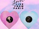 Taylor Swift Lover Live From Paris Special Edition Heart Shape Pink & Blue Vinyl