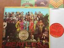 CANADA  Ex to NM- THE BEATLES Sgt Pepper's Lonely 1972 ORANGE 1st Gen LP Insert