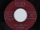 Doo Wop R&B 45 DU MAURIERS Baby I Love You FURY HEAR