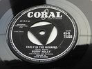 BUDDY HOLLY  ORIG 1957  UK 45  EARLY IN THE MORNING  TRI CENTRE   EXCELLENT