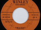 Doo Wop R&B 45 PARAGONS Twilight WINLEY HEAR