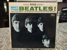 MEET THE BEATLES Capitol Record GREEN TITLE Vinyl LP ST 2047 ORANGE LABEL Lennon