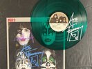 KISS Signed Album Ace Frehley Paul Stanley Autographed Vinyl Dynasty Green Ace
