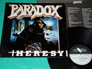 Paradox - Heresy BRAZIL 1ST PRESS Lp 1989 with Insert
