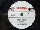 THE CHANTELS - R&B 78rpm END #1015 - EVERY NIGHT / WHOEVER YOU ARE - VG++ / VG++