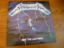Metallica - Ride The Lightning LP - Elektra Records 60396-1 orig inner sleeve