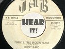 Boss Country Bopper 45 LUCKY WARD Funny Little Broken Heart / I Turned JAB hear
