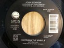 JOHN LENNON RARE BACK TO BACK HITS  STORE STOCK 45 WATCHING THE WHEELS