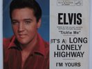 Rock & Roll 45 ELVIS PRESLEY Long Lonely Highway RCA VICTOR promo picture sleeve
