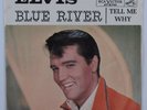 Rockabilly 45 ELVIS PRESLEY Blue River RCA VICTOR VG++ promo picture sleeve